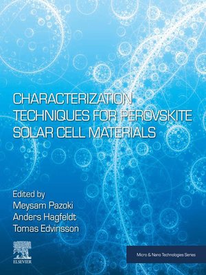 cover image of Characterization Techniques for Perovskite Solar Cell Materials